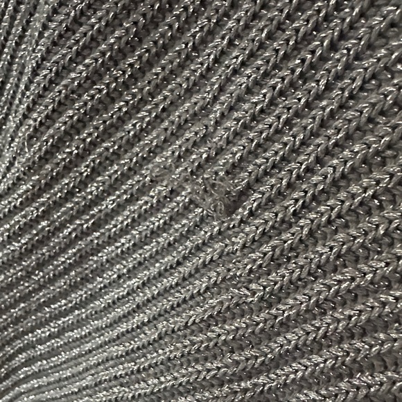 Lauren Ralph Lauren Charcoal Ribbed V-Neck Pullover Sweater - Picture 7 of 8